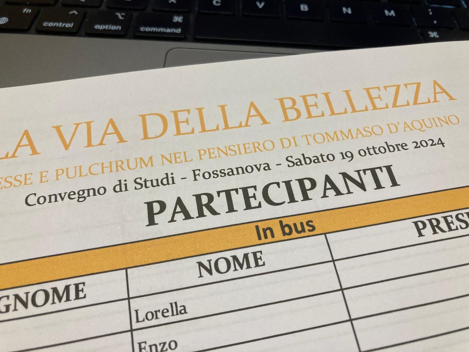 Convegno Fossanova: la giornata 