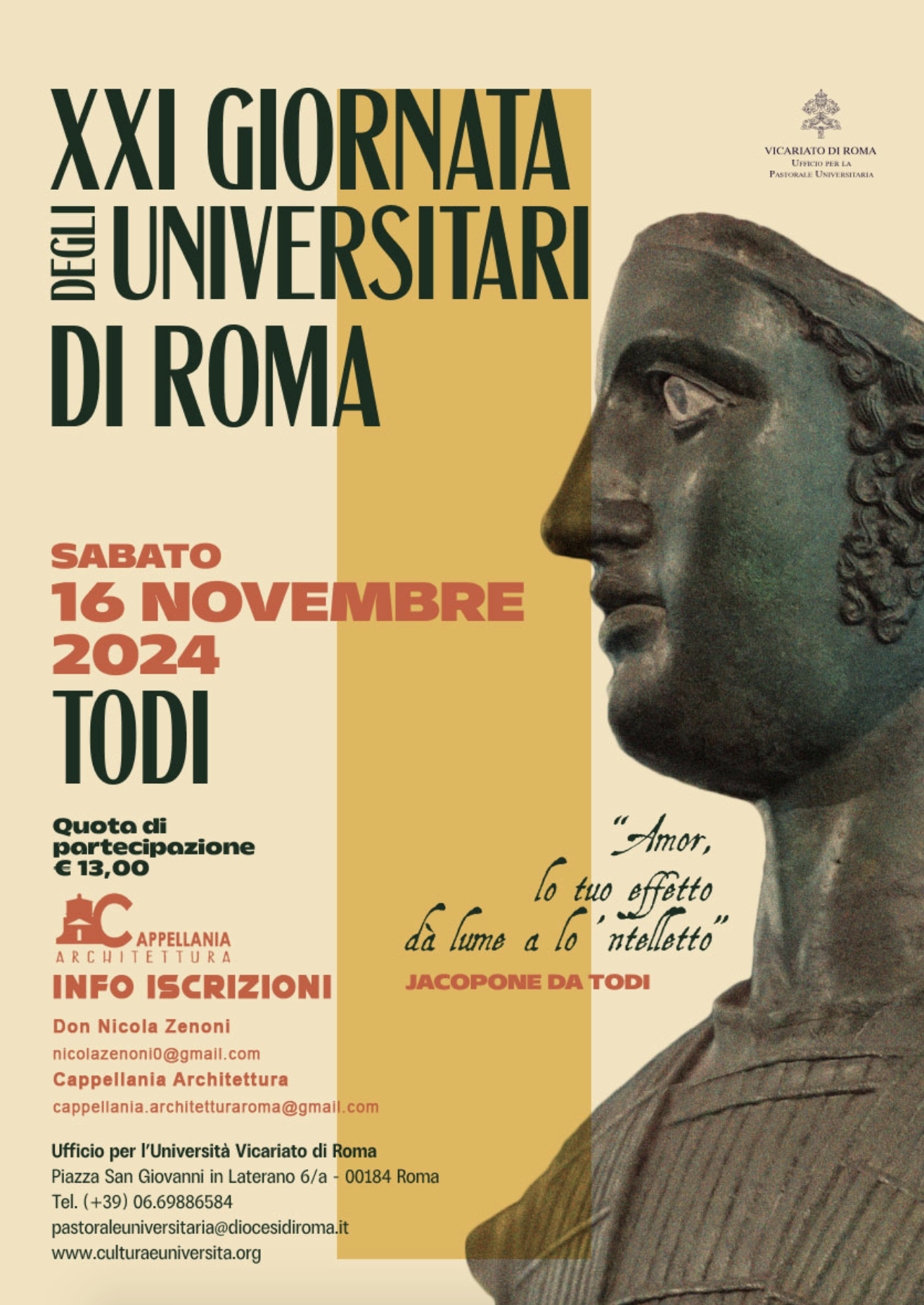 XXI Giornata degli universitari di Roma 