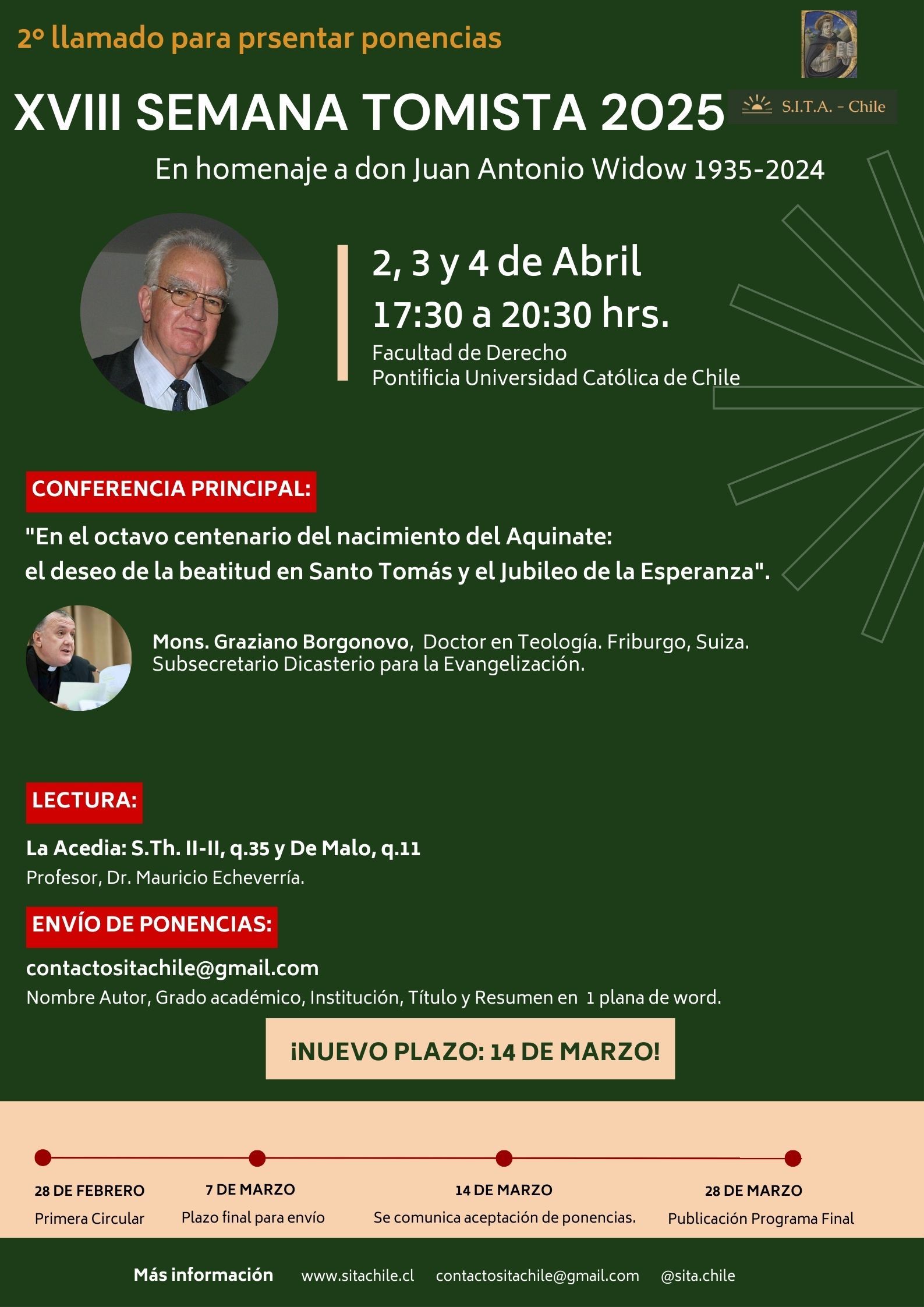 S.I.T.A. CHILE: XVIII SEMANA TOMISTA 2025 