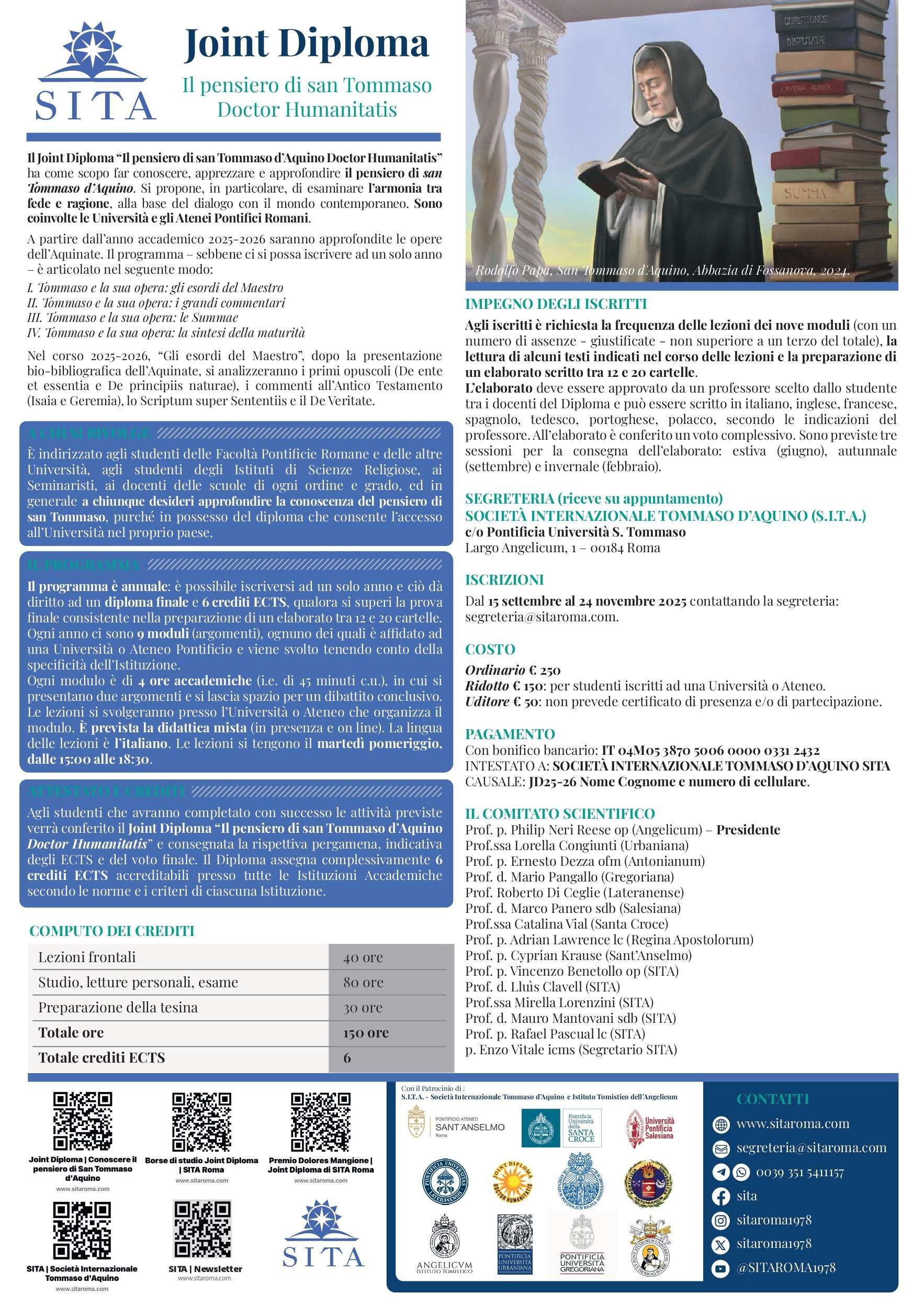 Tommaso e la sua opera. Gli esordi del Maestro 