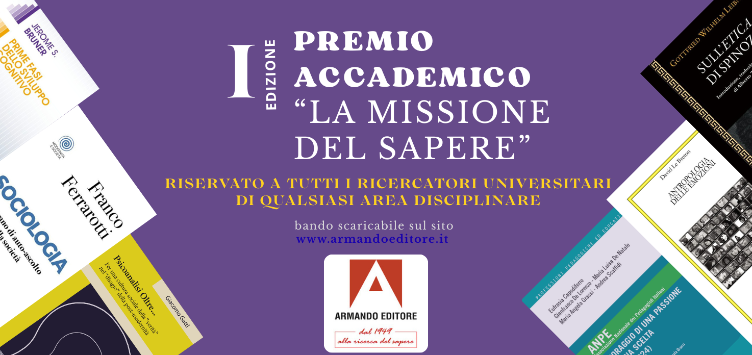 “La Missione del Sapere”: Premio Accademico Armando Editore 